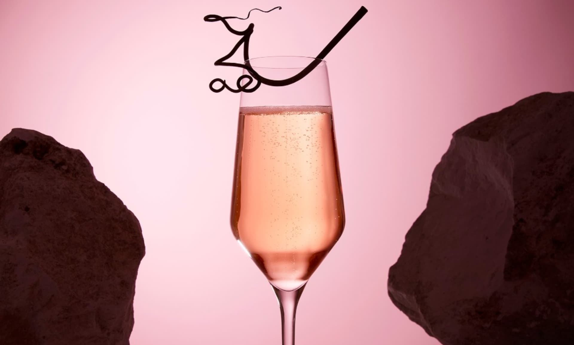 Así el nuevo champagne rosado de Brad Pitt