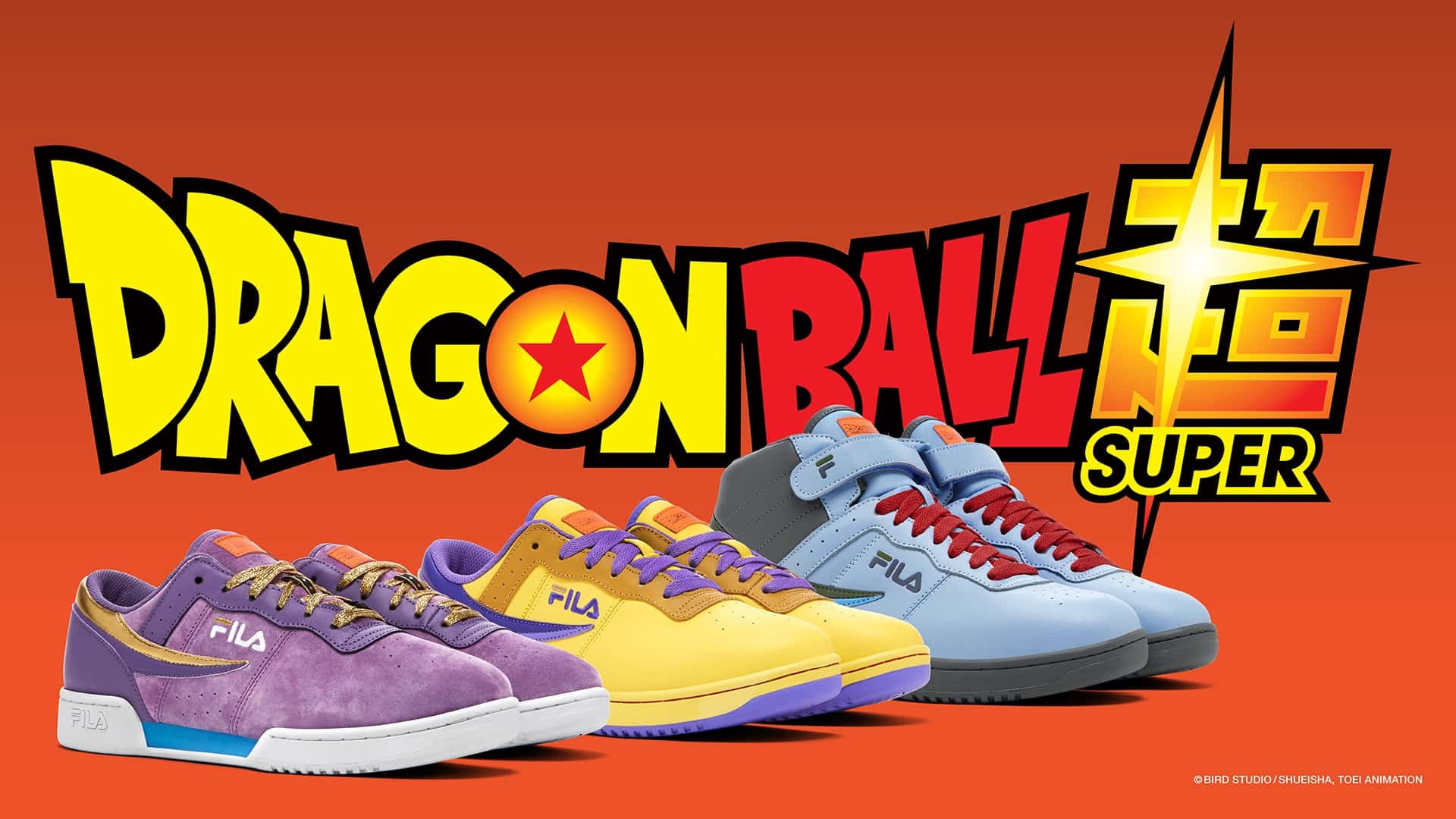 Fila x Dragon Ball: así la nueva colección de zapatillas