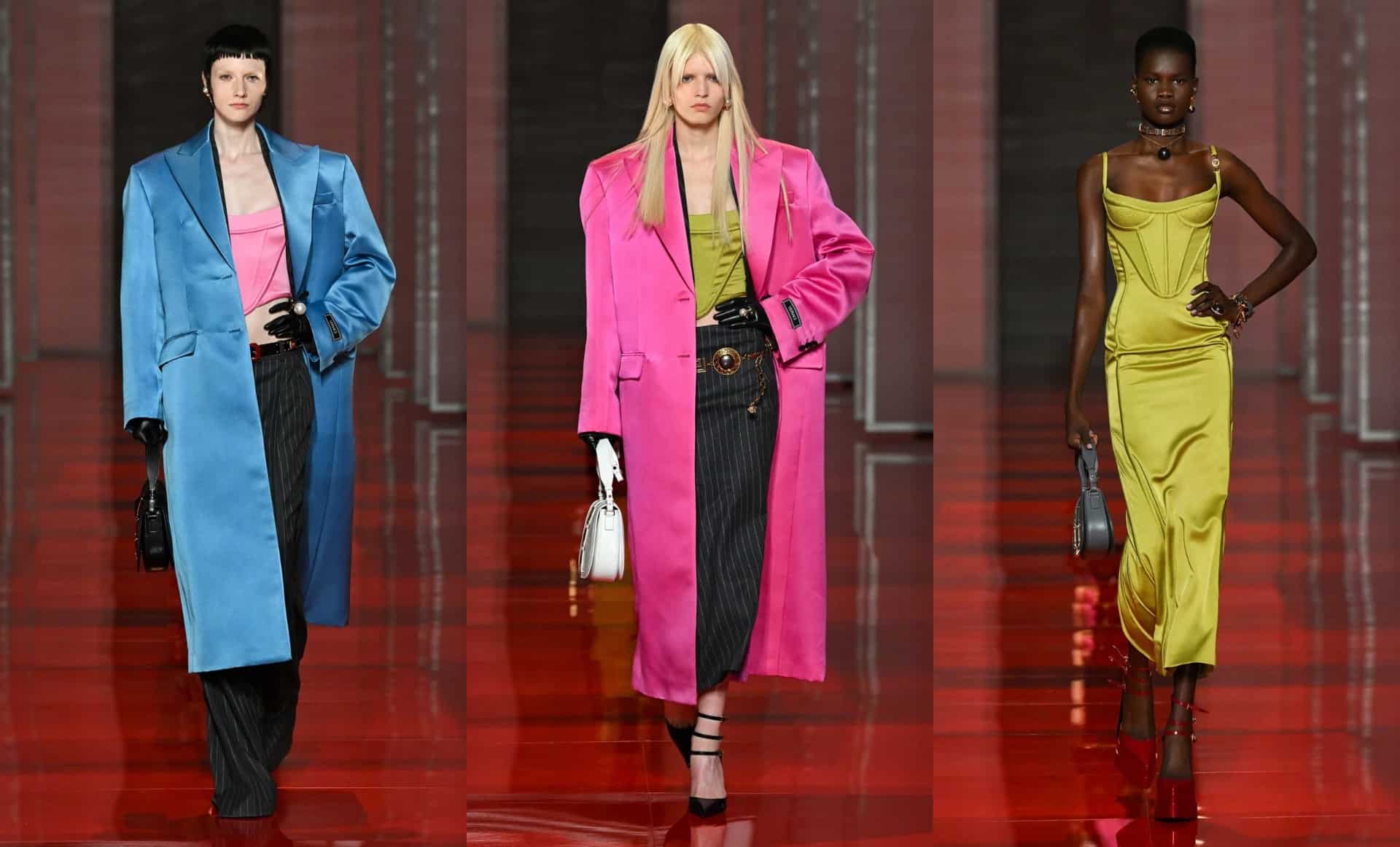 Versace presentó su colección invierno 2022 para mujeres
