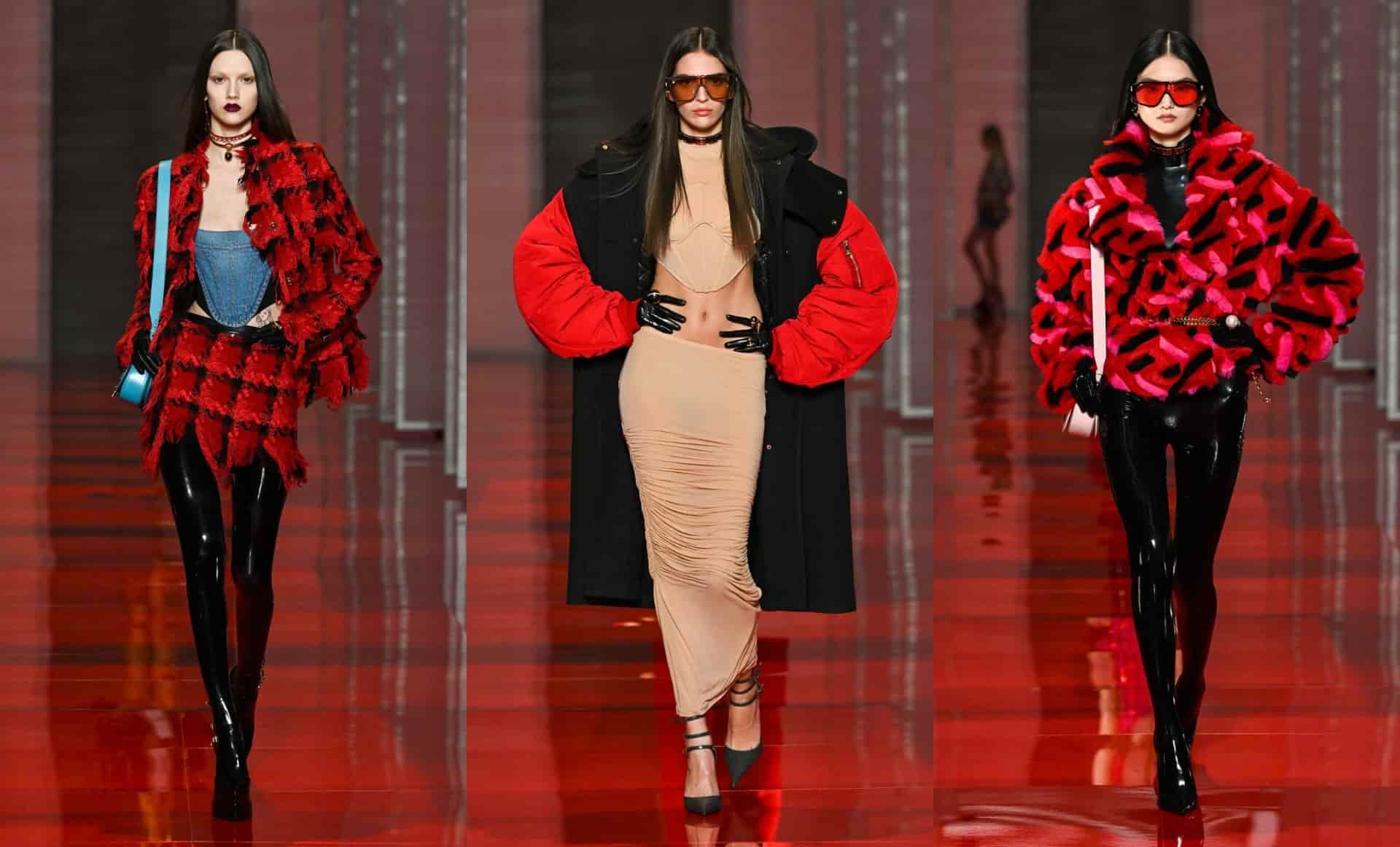 Versace presentó su colección invierno 2022 para mujeres