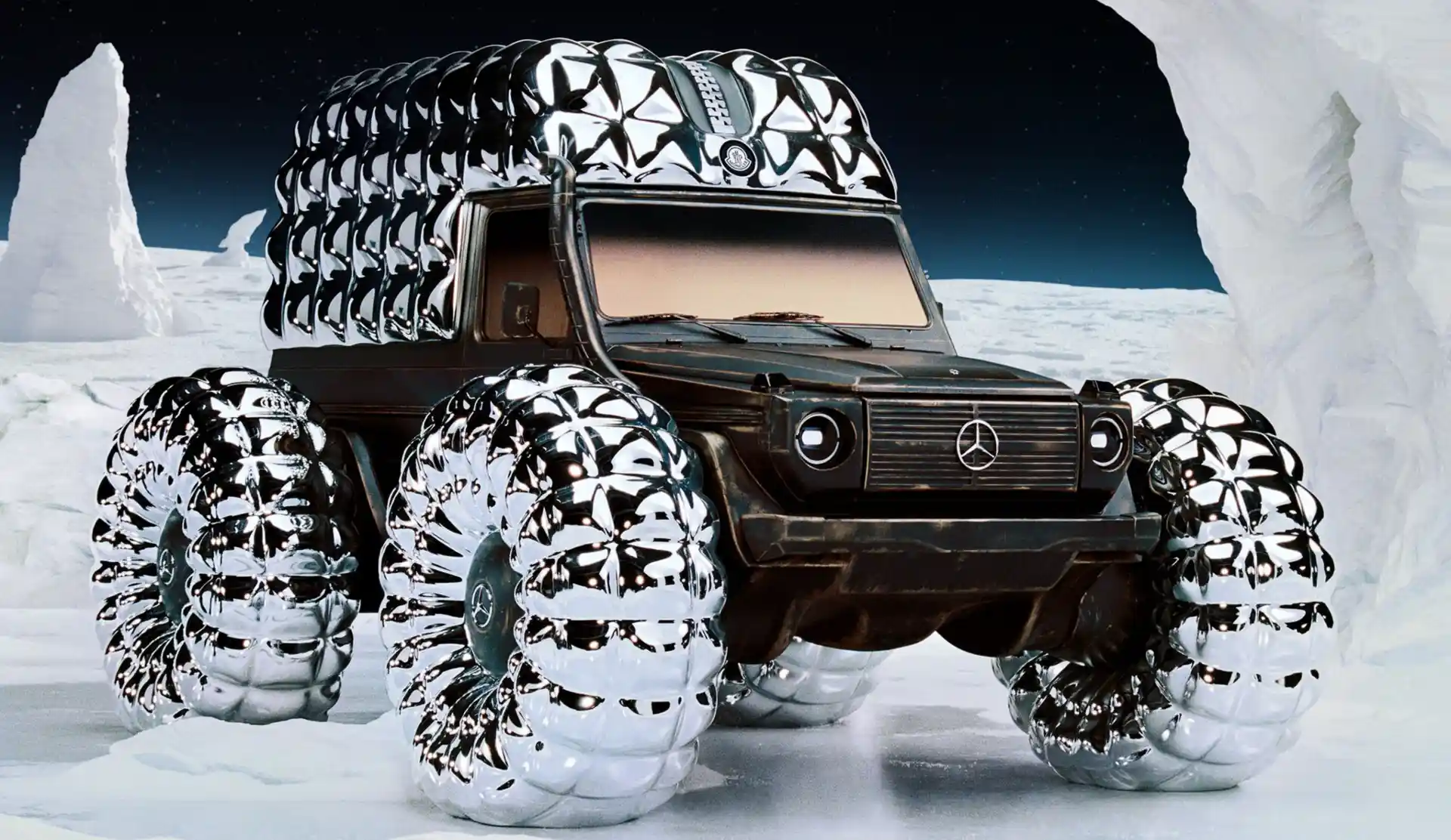 Mercedes Benz x Moncler: así es el proyecto de arte colaborativo