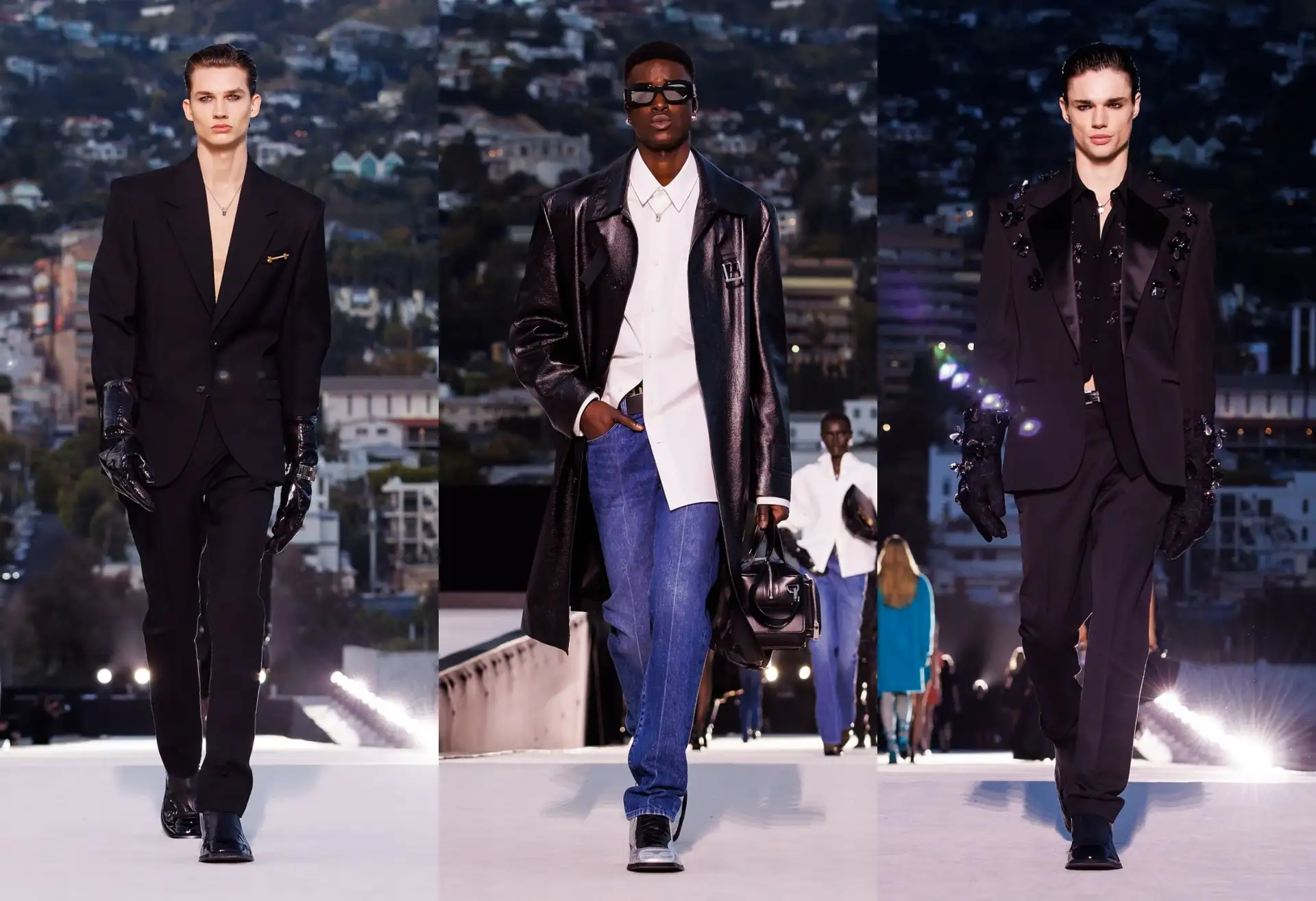 Con un desfile en Los Ángeles, Versace presentó su colección invierno 2023