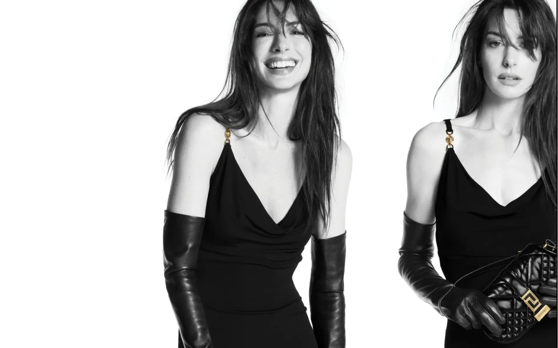 Las mejores fotos Chris Lee y Anne Hathaway para Versace Icons