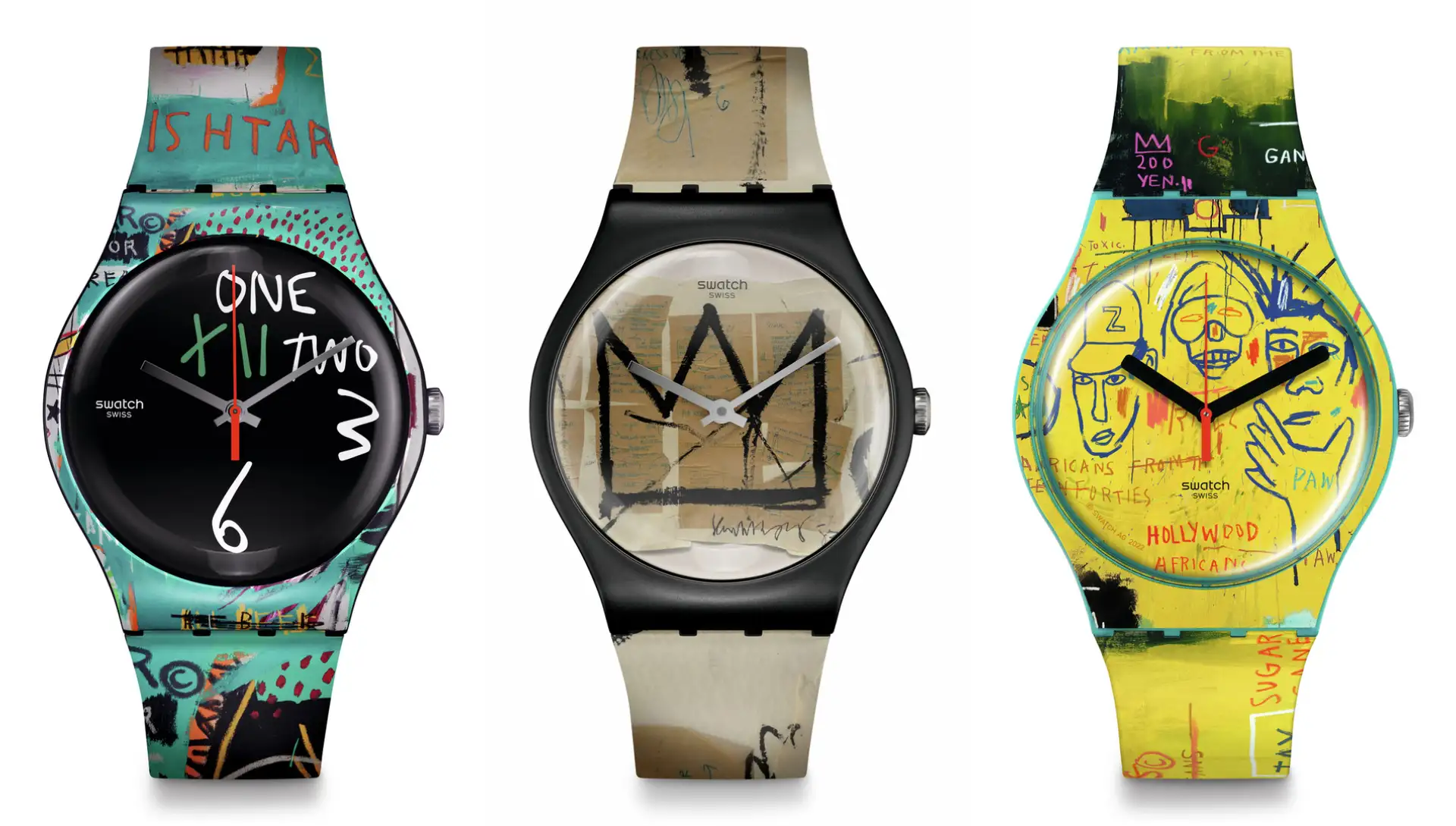 Swatch x Basquiat: así es la nueva colección de relojes
