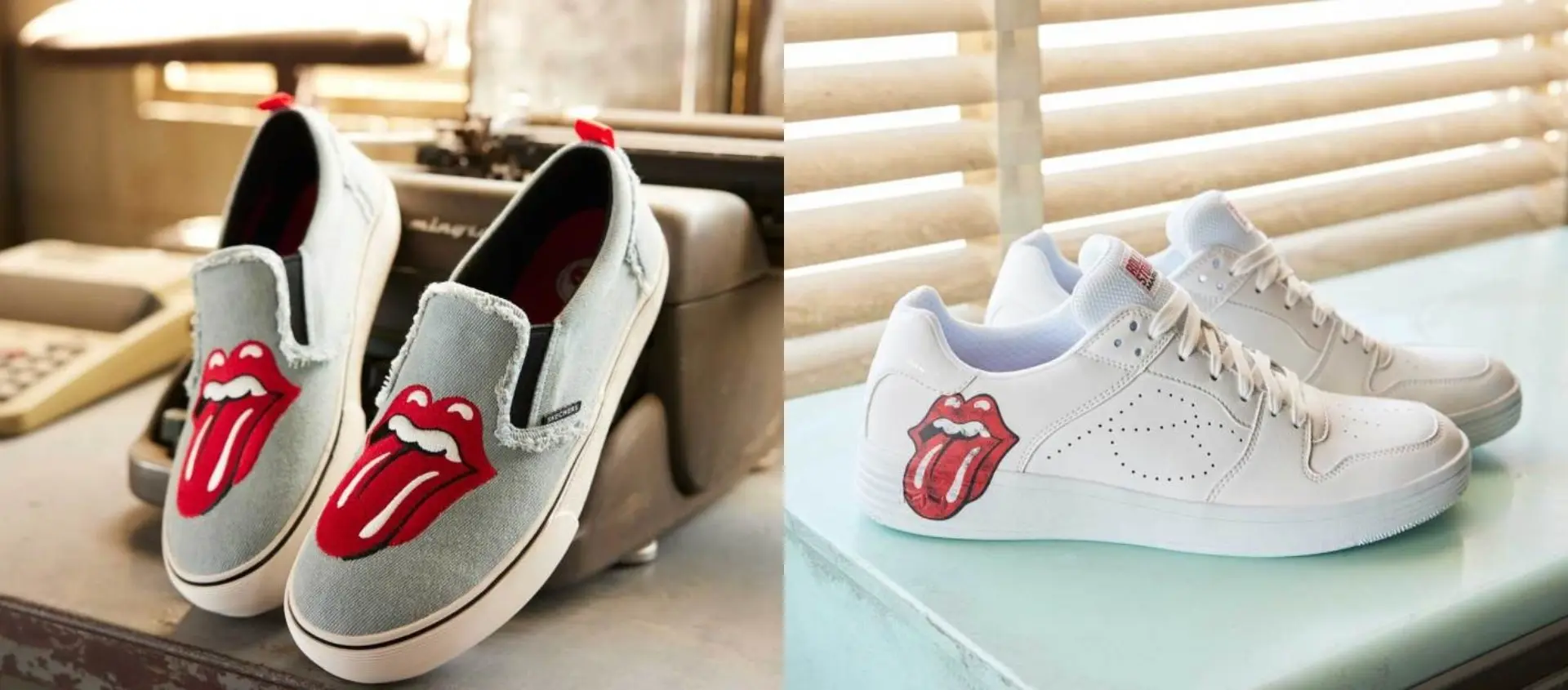 La revista The Rolling Stones presentó su colección de zapatillas