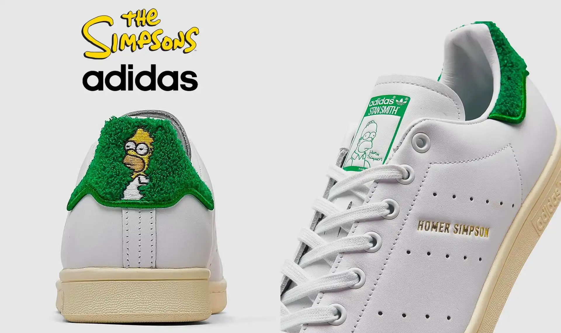 Adidas: así son las zapatillas Stan Smith de Homero Simpson